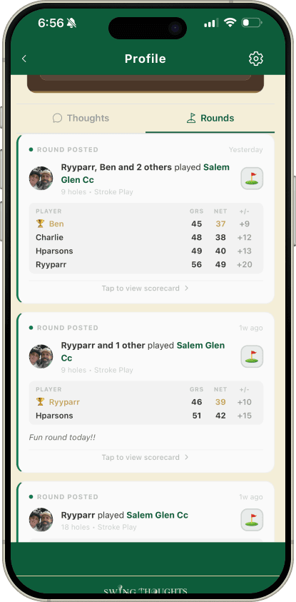 Your Rounds. Your Thoughts. All in One Place.